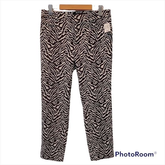 Banana Republic Pants - NWT Banana republic Sloan animal print trousers size 6